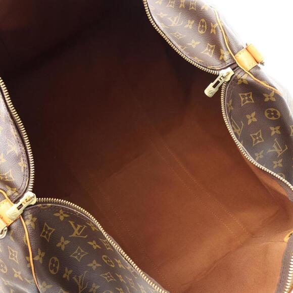 LOUIS VUITTON Brown Monogram Leather Boston Bag - Picture 4 of 11